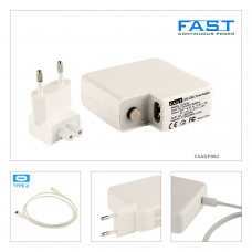 Fast 87W Apple Usb Type C Şarj Adaptörü 20.3V 3A, 14.5V 2A, 9V 3A , 5.2V 2.4A CSADP082